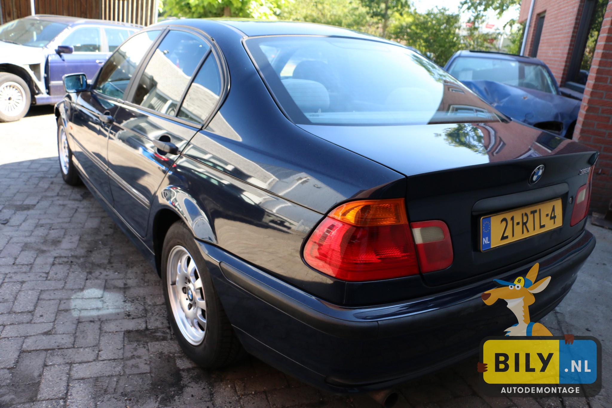 BMW E46 318i M43 sedan dunkelblauw - Afbeelding 4