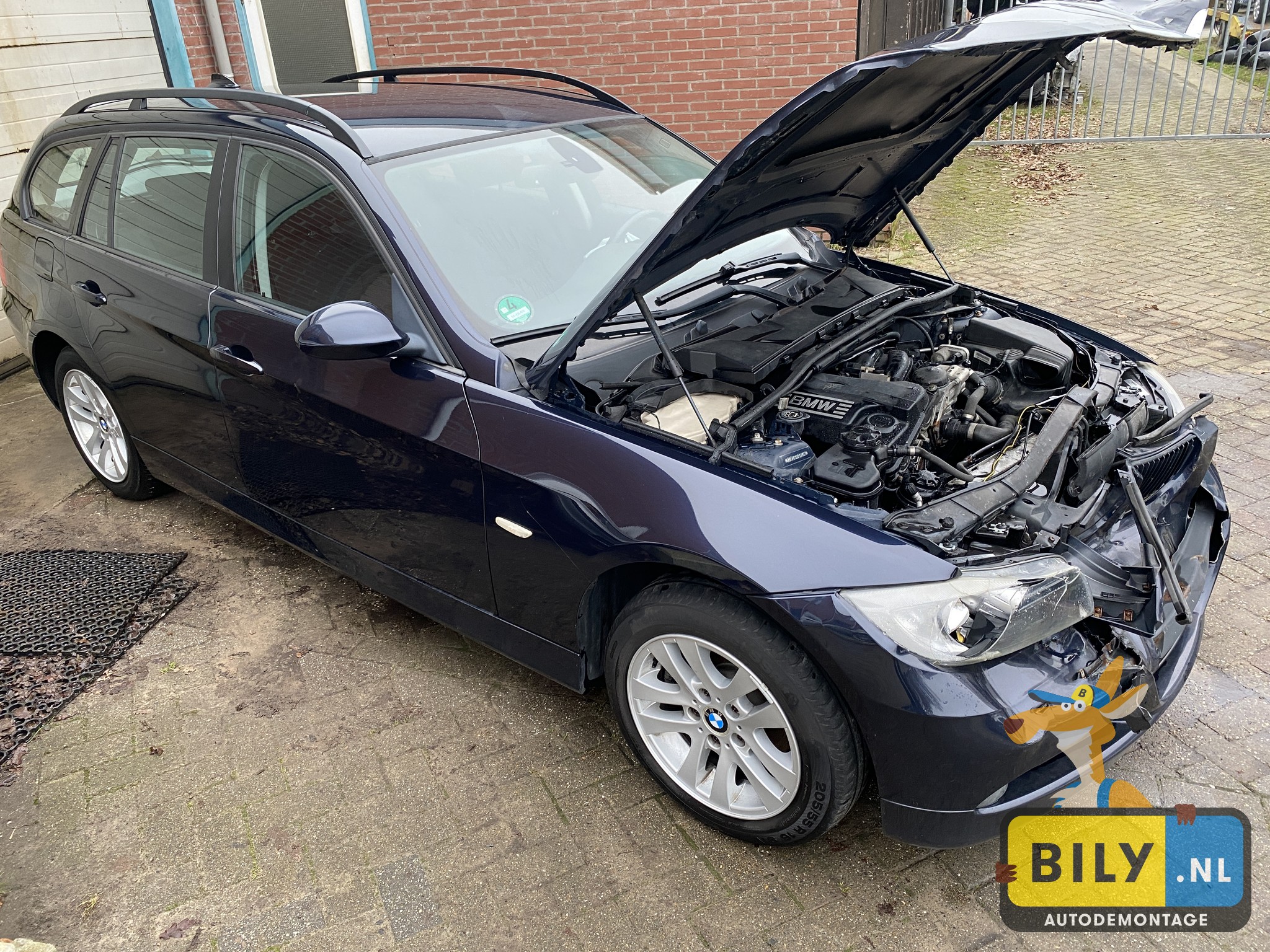 E91 318I N46B20 Monacoblau metallic - Afbeelding 4