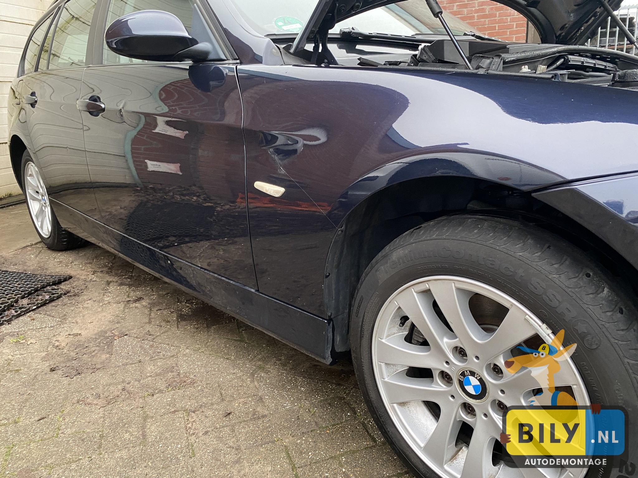 E91 318I N46B20 Monacoblau metallic - Afbeelding 9