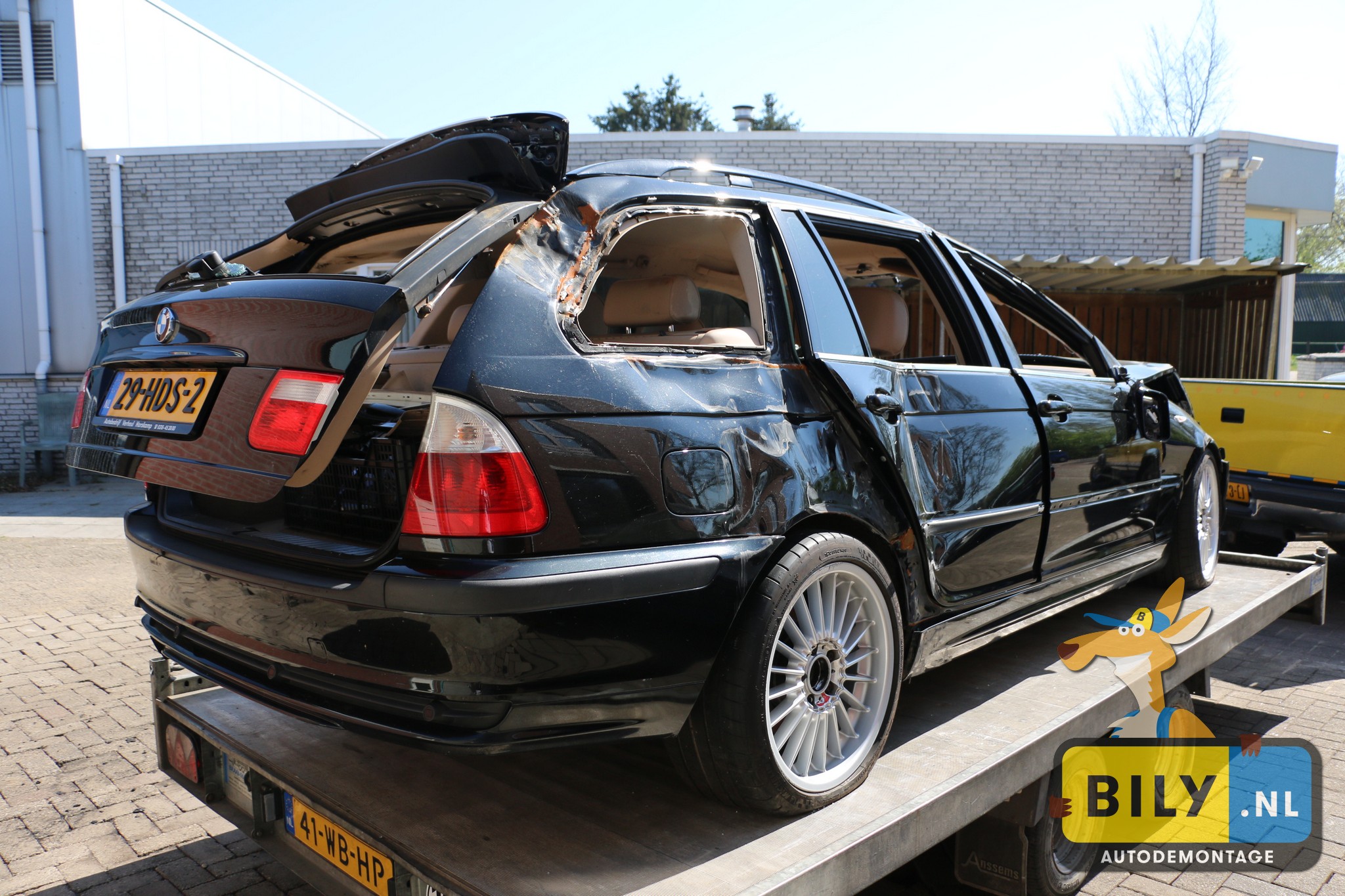 BMW E46 325I Touring M54B25 Black saffier metallic - Afbeelding 4