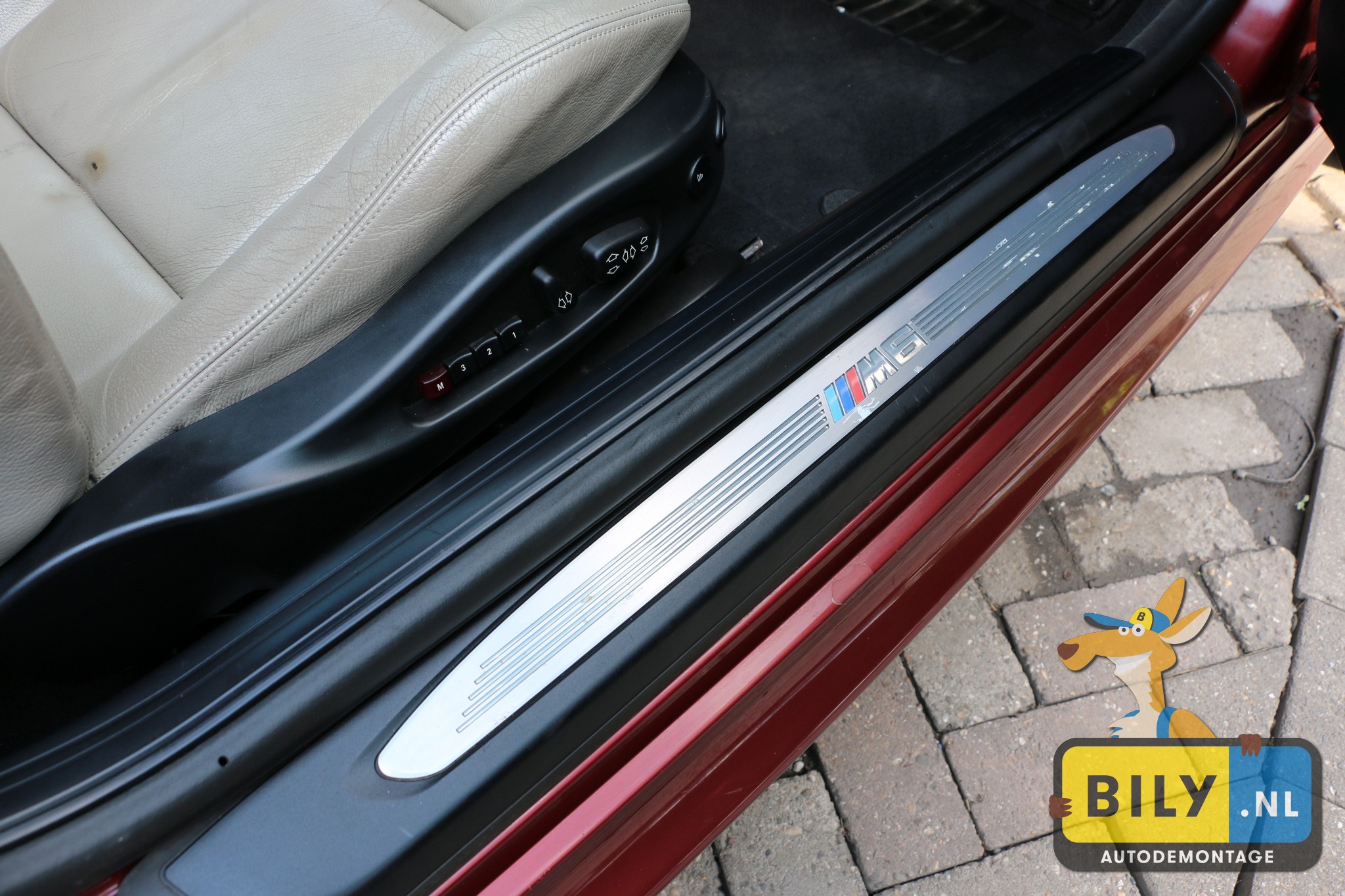 BMW E63 M6 S85 INDIANAPOLIS ROT METALLIC - Afbeelding 25