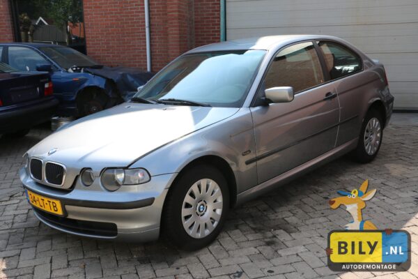 BMW E46 318td compact M47N silvergrau metallic